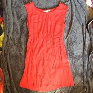 Forever 21 Coral Pink/Red Dress